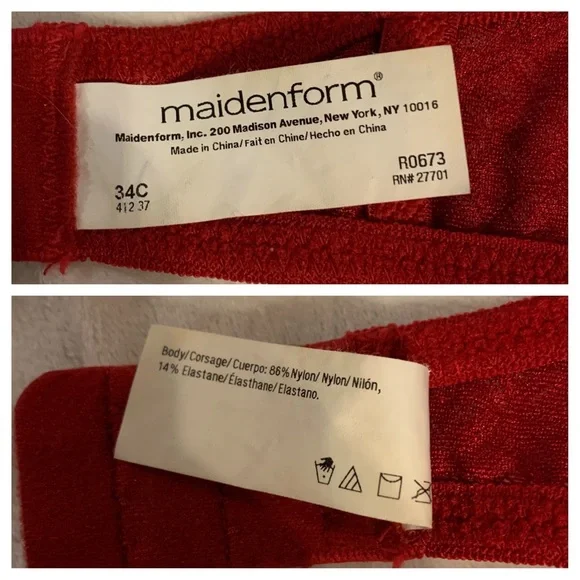 Red bra - Picture 4 of 5